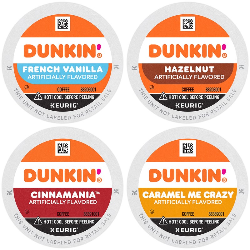 Dunkin' Mixed Flavor Coffee Variety Pack, 60 Keurig K-Cup Pods - Image 1